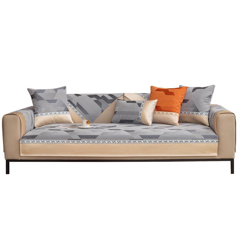 Chenille Sofa Cushion Four Seasons Universal Backrest Towel Cover Cloth Affordable Luxury Style Non-Slip Sofa Cover