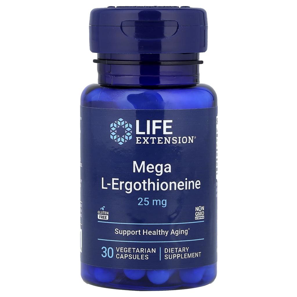 Life Extension Mega L-Ergothioneine, 30 Veggie Capsules