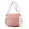 Women's portable mobile phone bag, simple multi-layer shoulder bag, fashion trend messenger bag