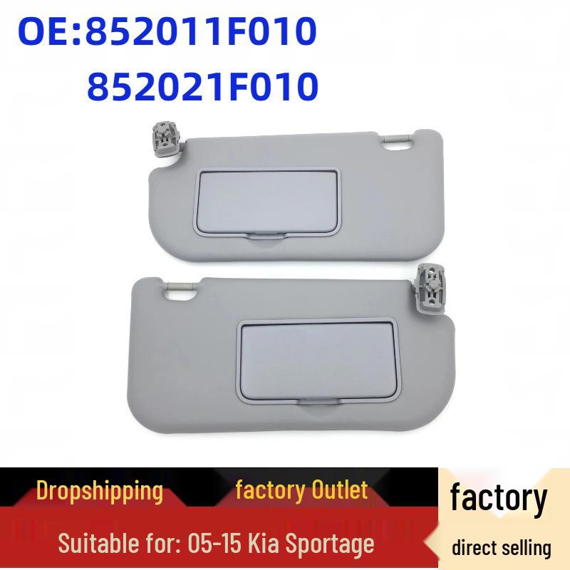 Quebra-sol Cinza Bege para Kia Sportage 2005-2010