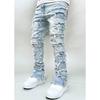 Men's 2025 Retro High Street Loose Straight-Leg Patch Applique Jeans