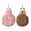 Soft Chenilles Hand Towels for Bathroom Kitchen Quick Dry Decorative Hand Bath Towels Hanging Hand Drying Towel with Loop