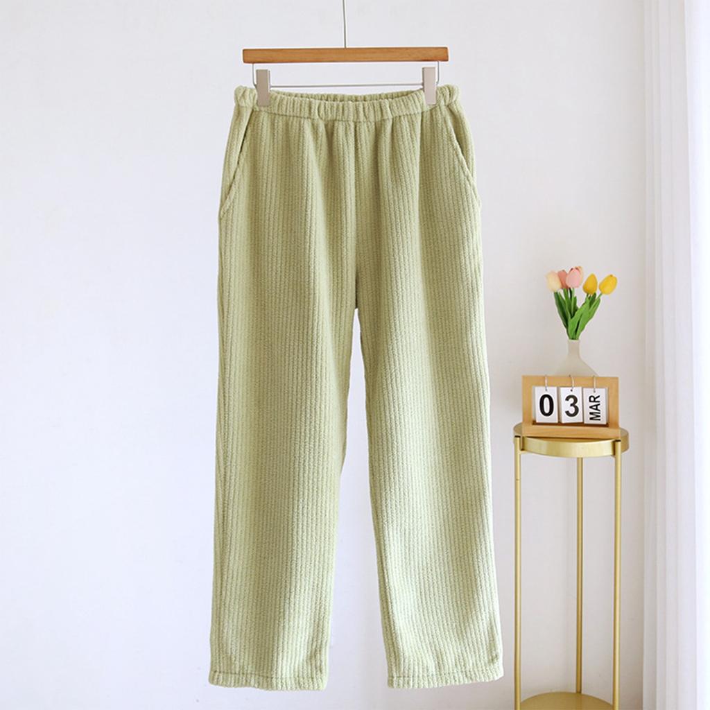 Women's Fashion Fleece Line Thickened Long Pajama Pants