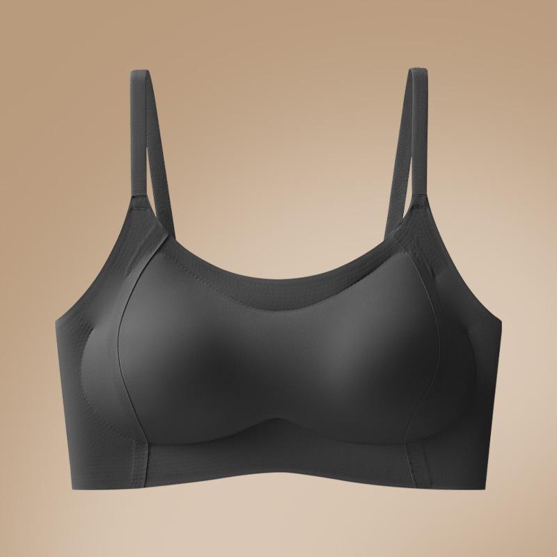Summer Seamless Bra for Women Gathered on Top Anti Glare Bra Strapless Bra One-piece Beautiful Back Bra Vest