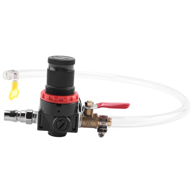 Authentic Car Cooling Radiator Pressure Leak Tester Tank Fuel Tank Detector Meter Tool
