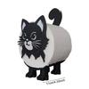 Toilet Roll Holder 3d Printed Toilet Paper Stand Adorable Black Cat Toilet Paper Holder Cute Bathroom Organizer for Tissue