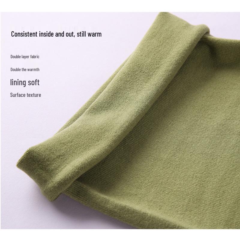 Unisex Strick-Nackenschal Snood Pullover für Frühling & Herbst - Einfarbige, Kälteschutz, Vielseitig