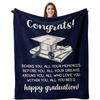 2026 Graduation Blessing Quotes Flannel Blanket – Perfect Graduation Gift