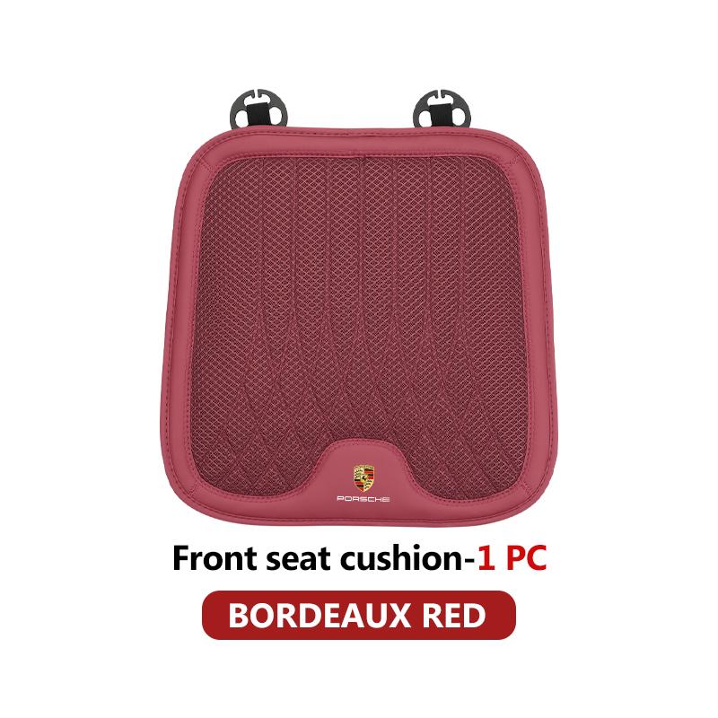 For Porsche Car Seat Cover Ice Silk Seat Pad Driving Cushion Anti-Slip Mat Carrera-GT 918-Spyder Boxster Cayenne Panamera Macan