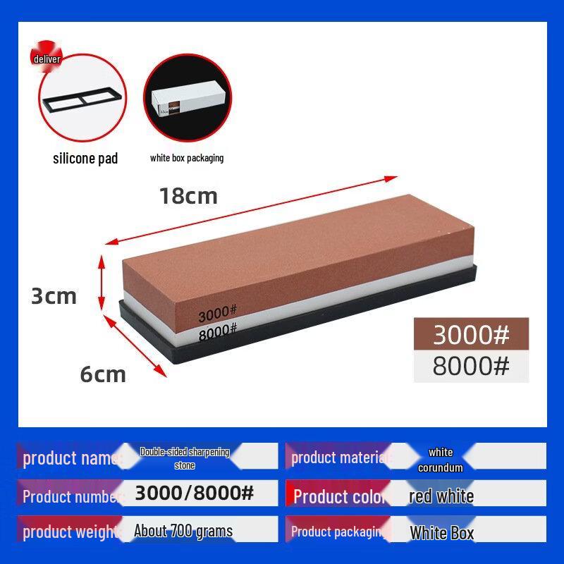 Набор двухсторонних точильных камней из белого корунда
