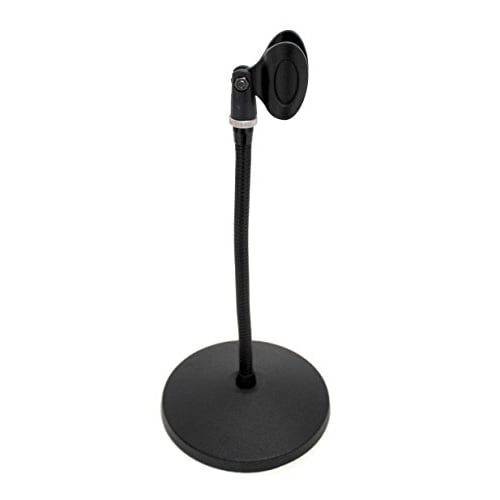 KC Gooseneck Tabletop Microphone Stand, Black, MDS-3/BK