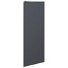 Plant Pot Anthracite Triangular 30 X 26 X 75 Cm Steel