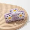 Knitted Flower Hair Claw Handmade Crochet Non-slip Cute Hair Accessory for Girls Women Daily Wear Party Use