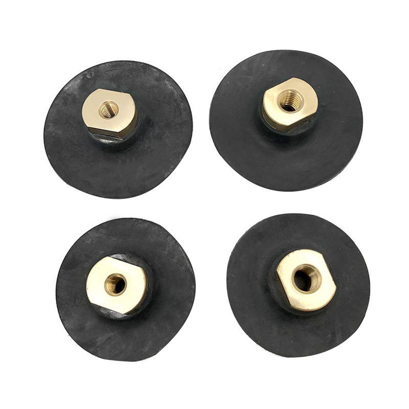 A84E-Rubber Backing Pad Polishing Grinding Disc Holder For Angle Grinder M14 Abrasive Self-Adhesive Grinding Backing Pad 3In Dur