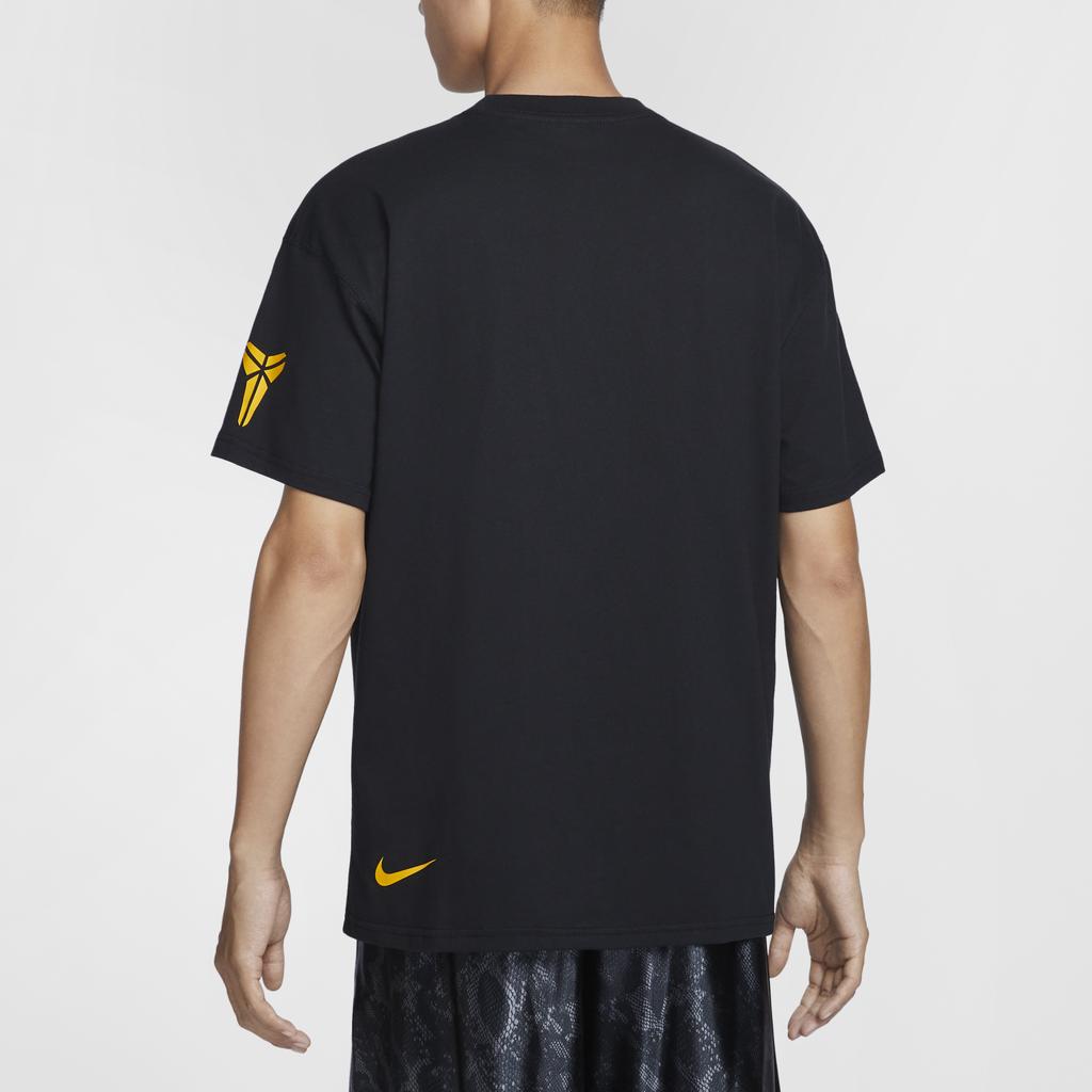 Nike X Kobe Bryant Collaboration FW24 Skin-Friendly Comfortable Fashion Short Sleeve T-Shirt Men Tops Black HV6695010