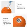 Cat Toy with Sound Feature Cats Bouncy Exercise Ball Interactive Ball Toy with Feathers for Cats Stress Relief Fun Activity Indoor Outdoor Use