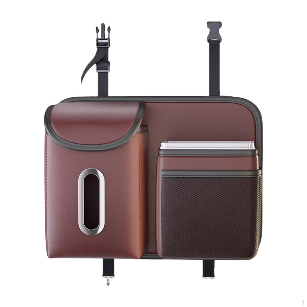 Backseat Storage Bag for Car Quick Setup Travel Organizer Books And Toys