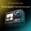 4K Waterproof WiFi Action Camera with Dual Touch Screens & Anti-Shake