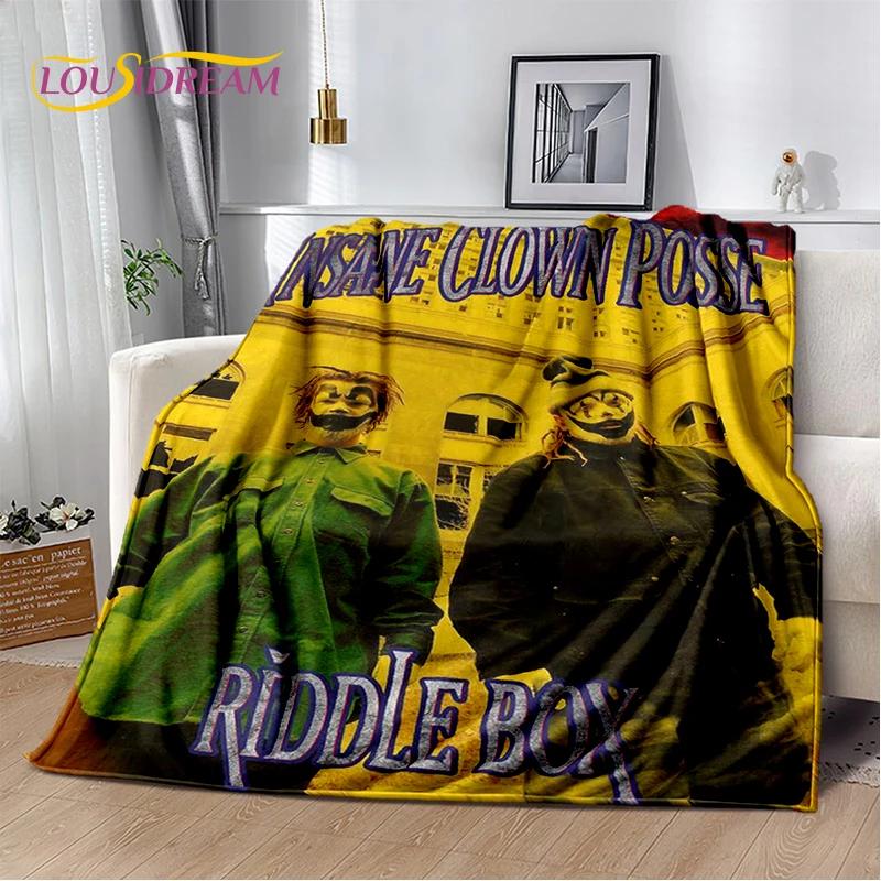 Icp Insane Clown Posse Juggalo Rap Metal Soft Flannel Blanket for Bed Bedroom Sofa Picnic,Throw Blanket for Cover Outdoors Gift
