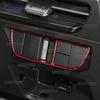 Real Soft Carbon Fiber For KIA EV6 GT EV 2022 2023 2024 2025 2026 LHD RHD Car Headlight Button Switch Decor Trim Sticker.