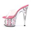 Fashion 15cm High Heeled Stiletto Heel Crystal High Heels Fairy Style Line with Sandals 2025 New Summer Transparent Sandals Women
