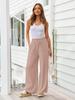 2024 Women's Casual Loose Drawstring Wide-Leg Pants for Spring and Autumn