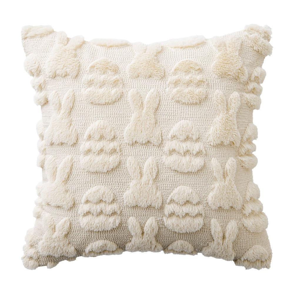 Cartoon Bunny Pillowcase Square Cushion Cover Cute Decorative Pillowslip Gift 1772x1772 in 1060₽