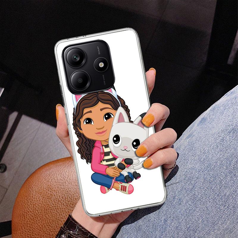 Cartoon Gabbys Dollhouse Phone Case For Xiaomi Redmi Note 15 14 13 12S 12 11 Pro Plus 14S 11S 11E 10 10S 11T 5G Personalized Cov