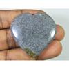 Natural Black Sunstone Heart Healing Crystal Cabochon loose Gemstone 41X52MM SK-1858