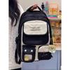 New college style student schoolbag large capacity candy color fresh high value travel lightweight versatile backpack