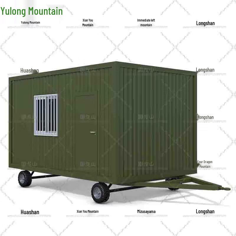 Military Green Prefabricated Container Mobile House