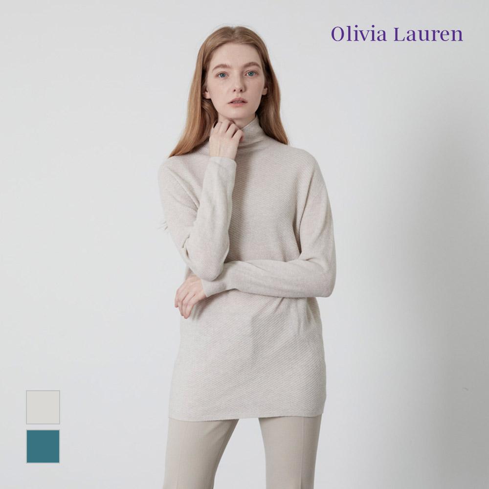 OLIVIALAUREN Rendezvous Diagonal Texture Pullover_Vocblywa111