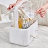 Makeup Organizer Storage Box Dust-Proof Desktop Drawer Jewelry Organizer Transparent Portable Handle Skincare Storage Containers