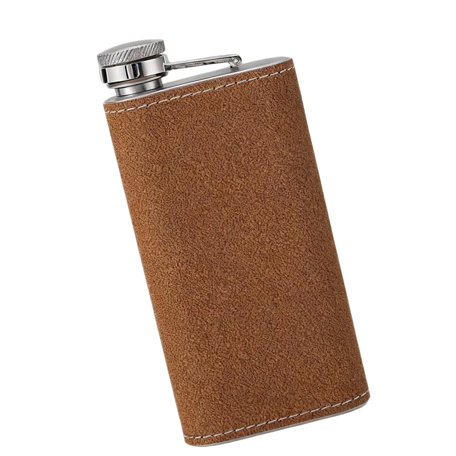 

Leak Proof Nonrust Steel Miniature Alcohols Flasks Portable Liquor Container For Adventure Enthusiasts коричневий