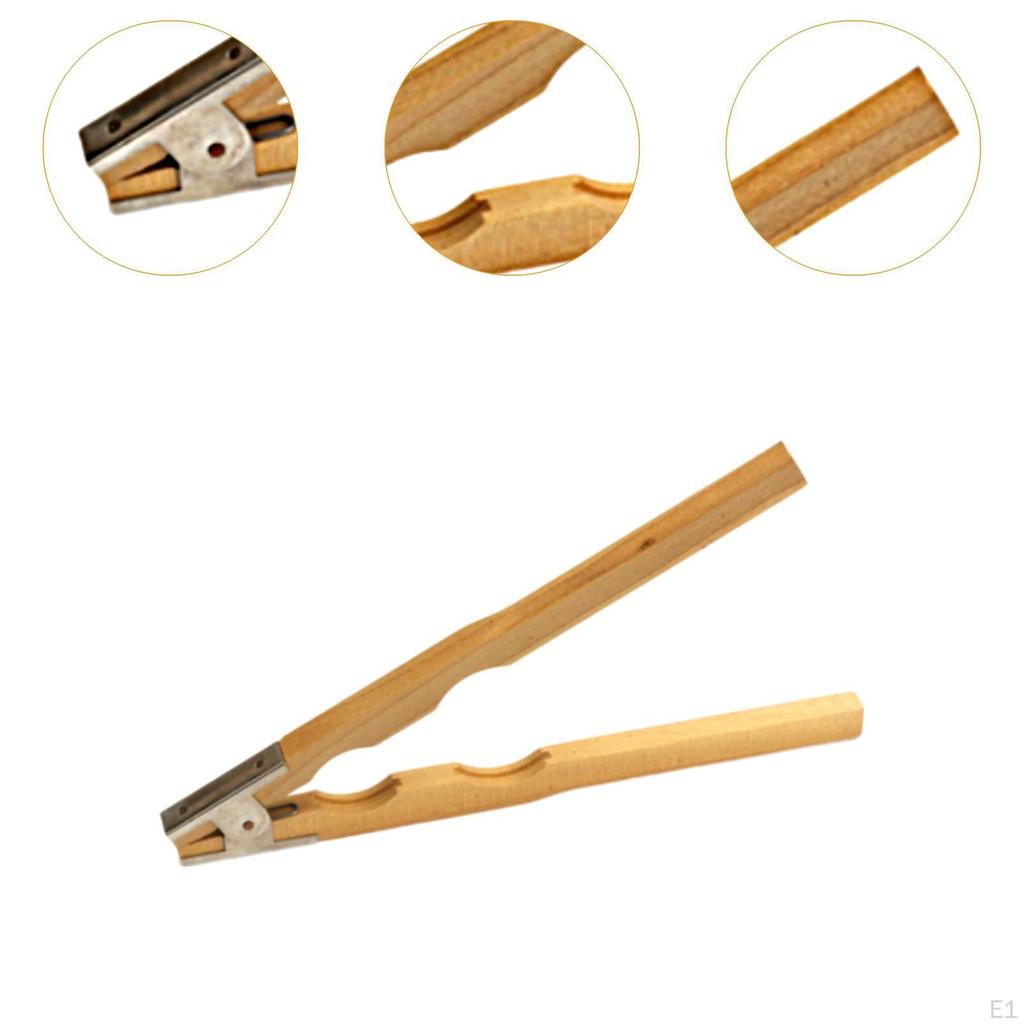 Holz Ringhalter Ringe Handklemme Leicht Praktisch Einfach zu Bedienen Perle und Perle für