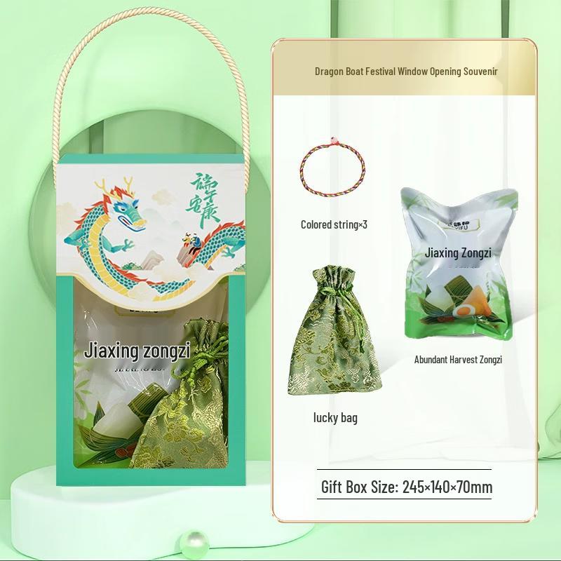 Dragon Boat Festival Wellness Water Bottle Gift Sets Colored Rope + Lucky Bag