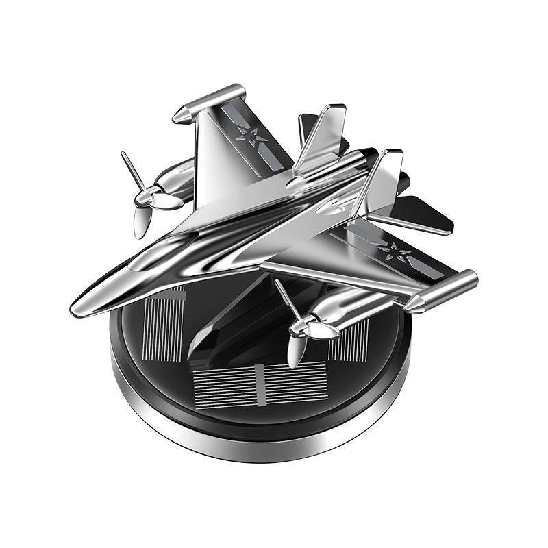 Intelligent Rotating Helicopter Solar Car Air Freshener Ornament
