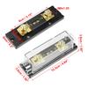 uxcell ANL Fuse Holder for 300A Fuse 0 4 8 10 Gauge Inline Car