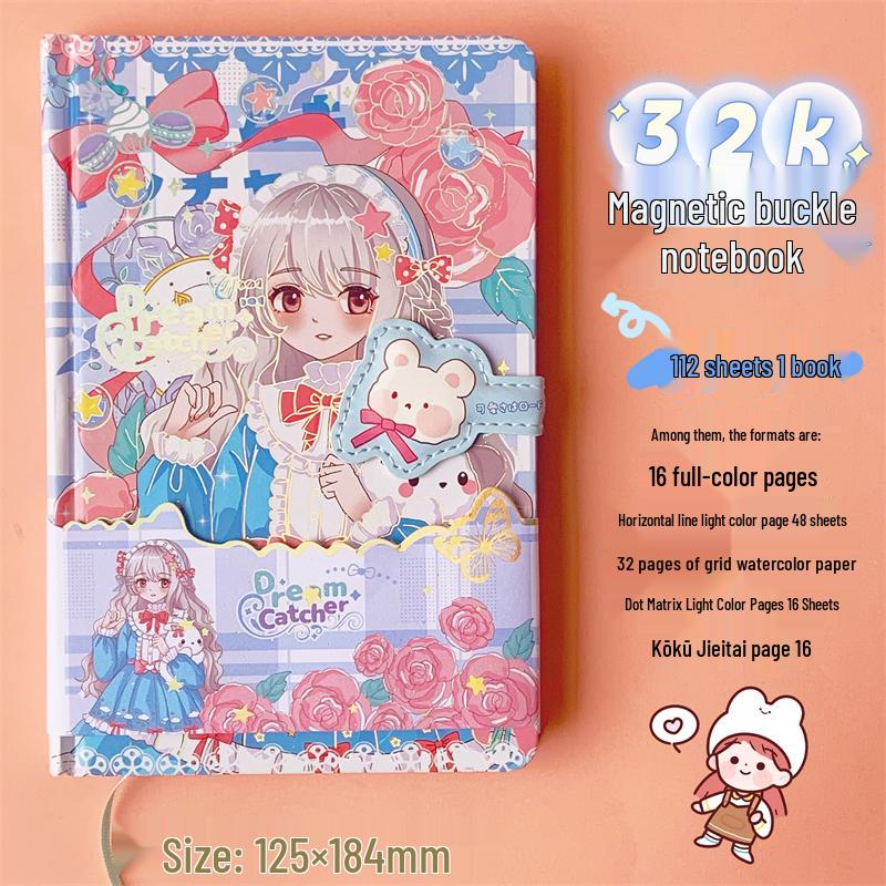 Cute Girly Japanese & Korean Notebook for DIY Stress Relief & Birthday Gifts