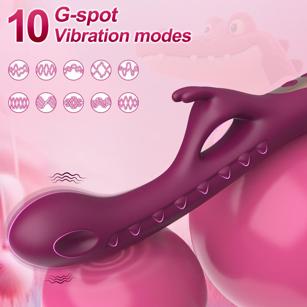 Strongest Rabbit Vibrator for Women - Instant G-Spot & Clitoral Orgasm, Rechargeable Waterproof Adult Sex Toy