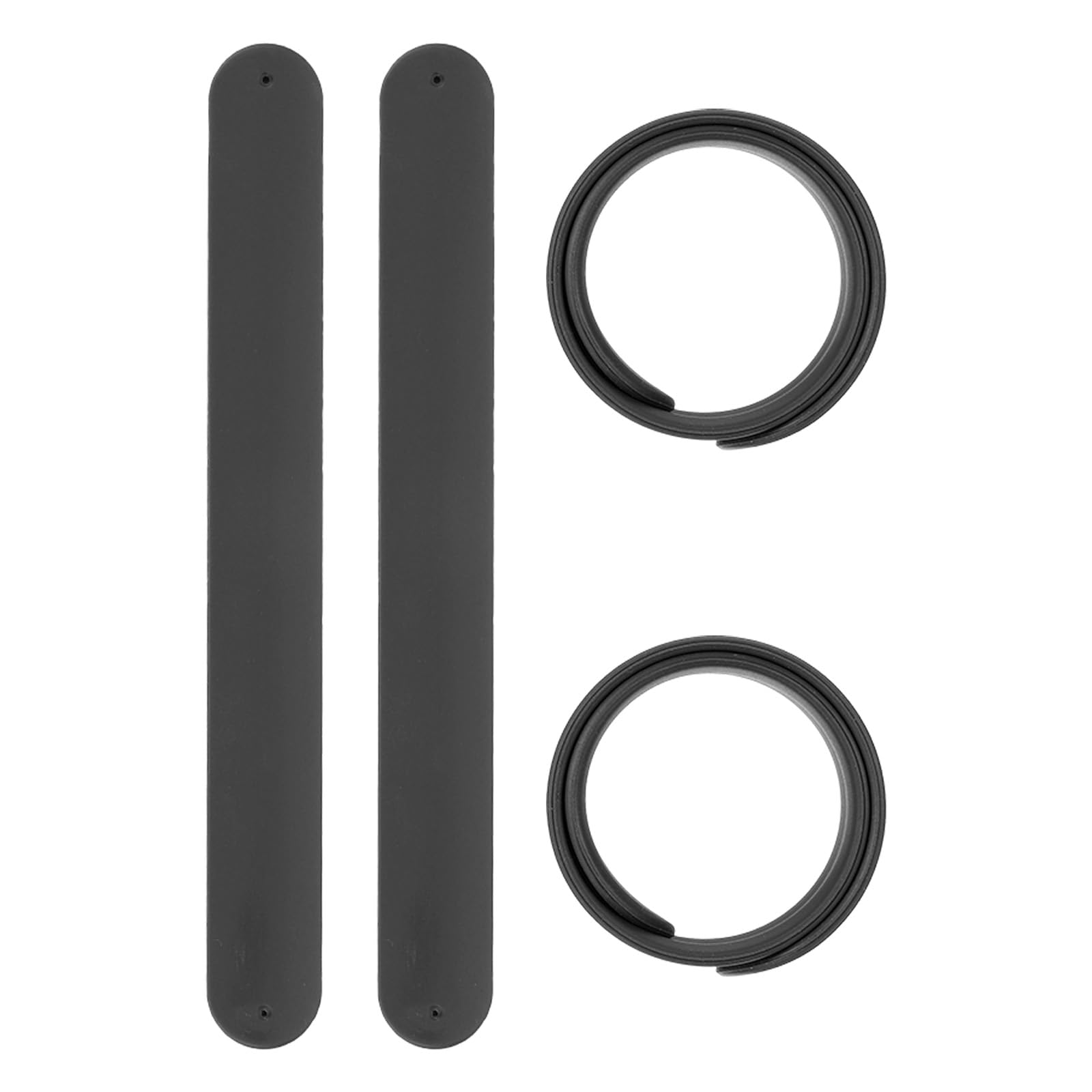 [PATIKIL] Хлопающие браслеты 8,5  x 1 , 4 шт., Силиконовые хлопающие браслеты, Бордовые пустые браслеты-защелки, Мягкие браслеты, Держатель для рулонных плакатов, Упаковочная бумага