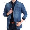 Frühling und Herbst Casual Anzug Herren Baumwolljacke Herren Koreanische Ausgabe mittleren Alters Große Größe Kleiner Anzug Herren