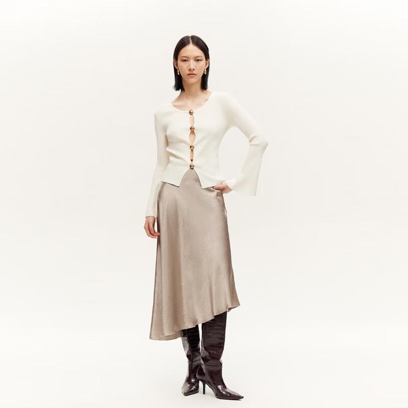 VEROMODA Women's Round Neck Long Sleeve Knit Sweater