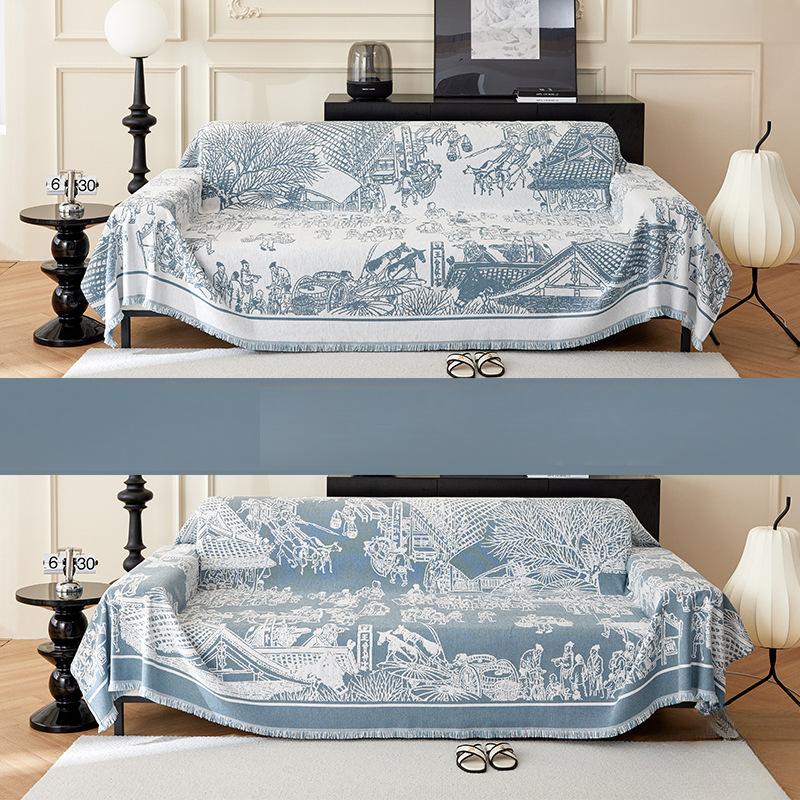 Новое высококачественное полотенце для дивана в китайском стиле — фото 6