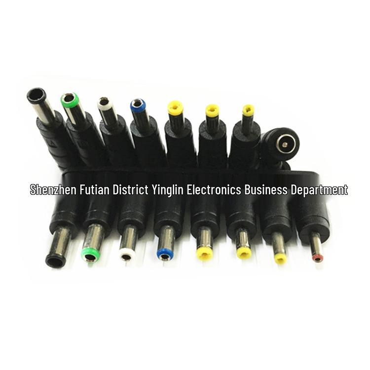 8-teiliges Multifunktions-Universal-Laptop-Adapterset - DC5.5*2.1MM Konverter