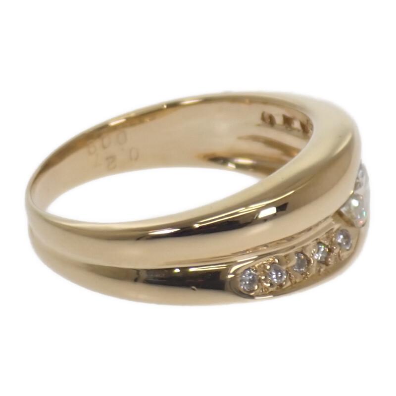 No Brand  #14(JP Size) Ring K18 Yellow Gold Women