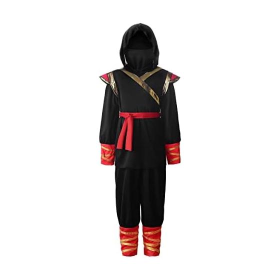 [ReliBeauty] Children s Ninja Costume, Halloween Costume, Boys, Ninja Fighter, Kids, Japanese Style, Costume, Event, Cosplay, Party, Present,