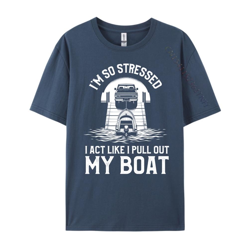 Funny Boat Accessories For Men Captainboating Boat Captain Clothing High Quality Graphic Tee Shirt Casual