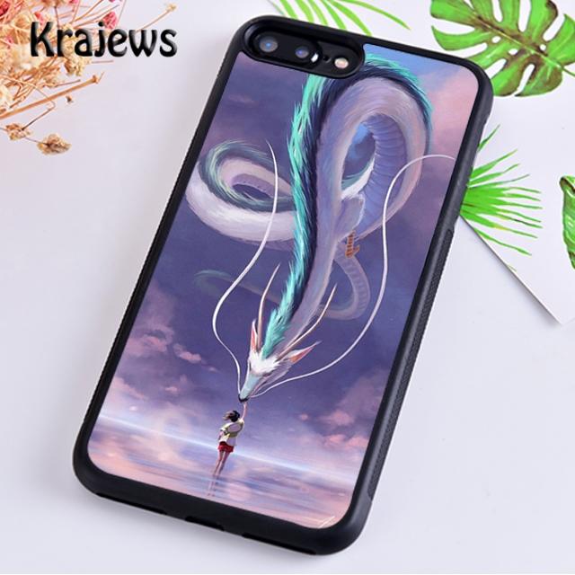 

Чехол для телефона Krajews Anime Spirited Away Studio Ghibli для iPhone 14 5S 6S 7 8 plus X XR XS 11 12 13 pro max Samsung S21 S22 ultra iPhone 6plus