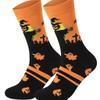 Original Halloween Warm Deodorant Mid-Calf Socks for Men and Women, Plus Size, Sweat-Absorbing.